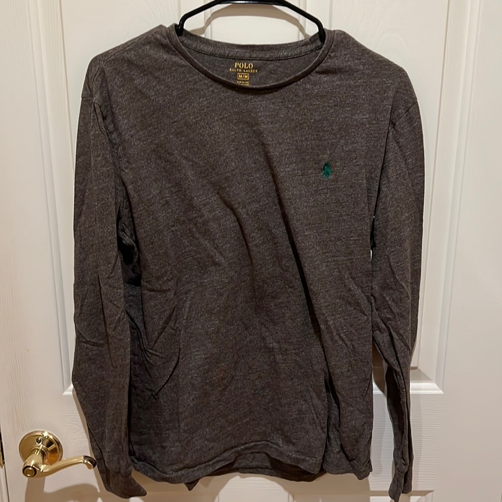 Polo Ralph Lauren Men’s Medium (M) Long-Sleeve T-Shirt | Gray | Great Condition!
